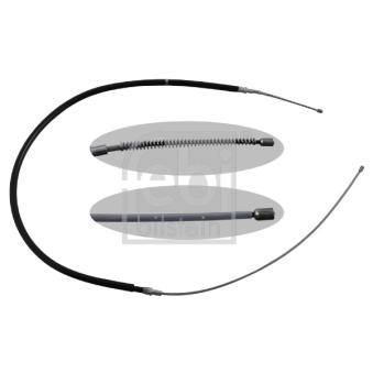 Tirette à câble, frein de stationnement FEBI BILSTEIN OEM 6Q0609721J