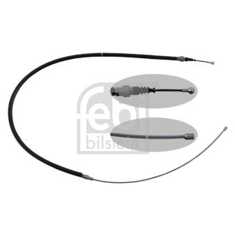 Tirette à câble, frein de stationnement FEBI BILSTEIN OEM 6Q0609721L