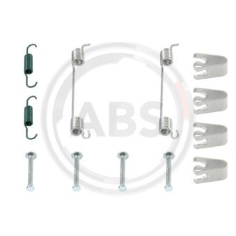 Kit d'accessoires, mâchoire de frein A.B.S. 0040Q pour FORD C-MAX 1.6 LPG - 120cv