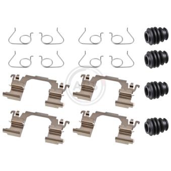 Kit d'accessoires, plaquette de frein à disque A.B.S. 0116Q pour NISSAN TRADE 2.0 EcoBlue 4x4 - 190cv