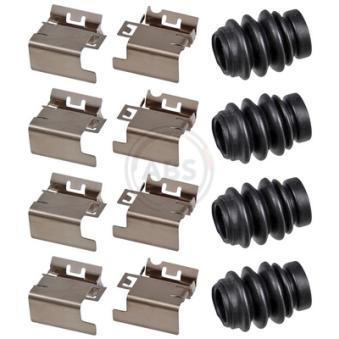 Kit d'accessoires, plaquette de frein à disque A.B.S. 0119Q pour AUDI TT EV - 261cv
