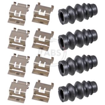 Kit d'accessoires, plaquette de frein à disque A.B.S. [0124Q]