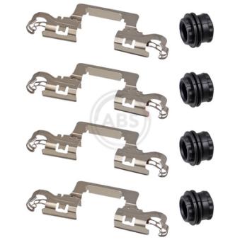 Kit d'accessoires, plaquette de frein à disque A.B.S. [0129Q]