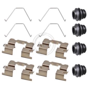 Kit d'accessoires, plaquette de frein à disque A.B.S. 0137Q pour DACIA DUSTER 1.6 CRDi - 110cv