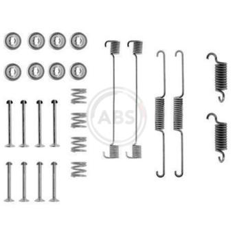 Kit d'accessoires, mâchoire de frein A.B.S. 0514Q pour HYUNDAI PONY 1.4 - 68cv