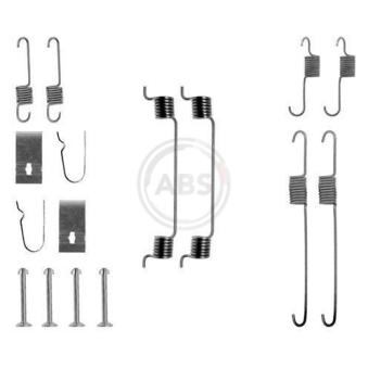 Kit d'accessoires, mâchoire de frein A.B.S. 0699Q pour AUDI A4 1.3 - 60cv
