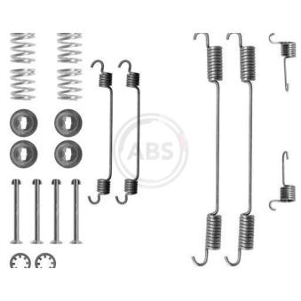 Kit d'accessoires, mâchoire de frein A.B.S. 0740Q pour FIAT ULYSSE 2.0 16V - 132cv