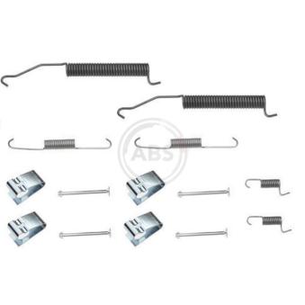 Kit d'accessoires, mâchoire de frein A.B.S. 0812Q pour CITROEN C3 2.5 CD 4WD - 143cv