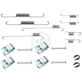 Kit d'accessoires, mâchoire de frein A.B.S. 0815Q pour SUZUKI LIANA 1.6 4WD - 107cv