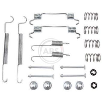 Kit d'accessoires, mâchoire de frein A.B.S. 0873Q pour DAEWOO REZZO 1.6 - 105cv