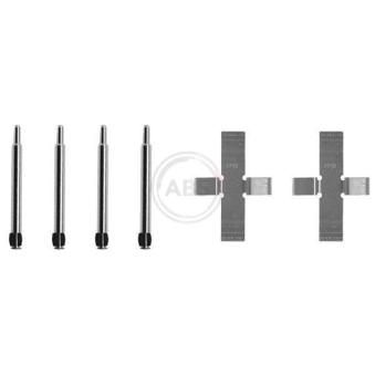 Kit d'accessoires, plaquette de frein à disque A.B.S. 0903Q pour VOLKSWAGEN GOLF 2.4 TD - 110cv