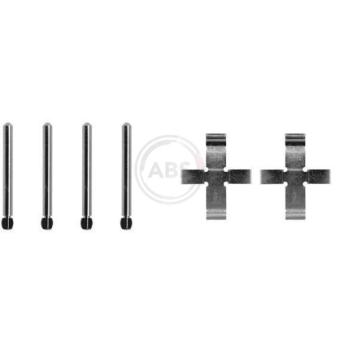 Kit d'accessoires, plaquette de frein à disque A.B.S. 0905Q pour ALFA ROMEO SPIDER 2000 - 131cv