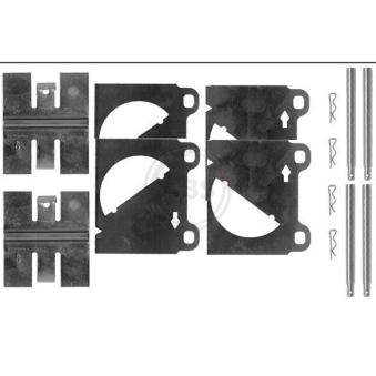 Kit d'accessoires, plaquette de frein à disque A.B.S. 0950Q