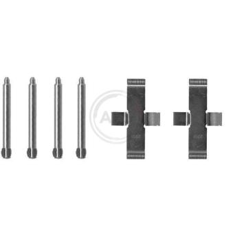 Kit d'accessoires, plaquette de frein à disque A.B.S. 1037Q pour MAZDA 121 1.8 GTE - 110cv