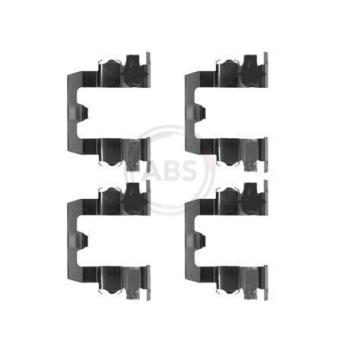 Kit d'accessoires, plaquette de frein à disque A.B.S. 1095Q pour MAZDA 626 2.0 12V - 110cv