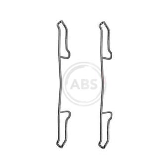 Kit d'accessoires, plaquette de frein à disque A.B.S. 1100Q pour PEUGEOT RCZ 2.0 - 110cv