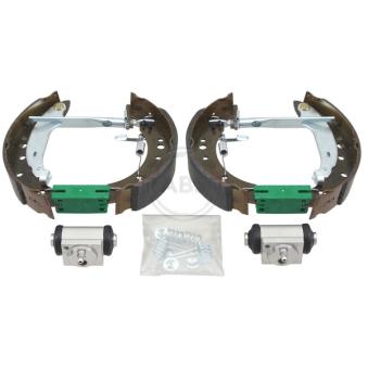 Jeu de mâchoires de frein A.B.S. 111510 pour RENAULT TWINGO 1.2 16V - 75cv