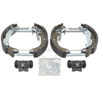 Jeu de mâchoires de frein A.B.S. 111528 pour CHEVROLET SPARK 1.0 LPG - 65cv