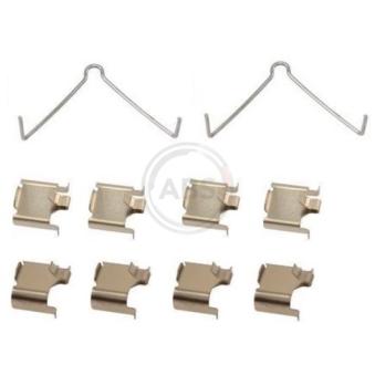 Kit d'accessoires, plaquette de frein à disque A.B.S. 1166Q pour BMW Série 5 2.0 TD - 110cv