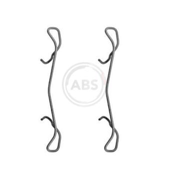 Kit d'accessoires, plaquette de frein à disque A.B.S. 1189Q pour NISSAN PRIMERA 2.2 Di - 126cv