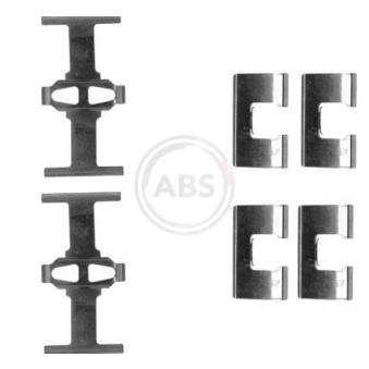 Kit d'accessoires, plaquette de frein à disque A.B.S. 1203Q pour HONDA INTEGRA 2.0 - 160cv