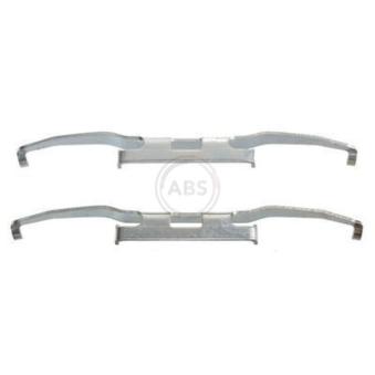 Kit d'accessoires, plaquette de frein à disque A.B.S. 1213Q pour CITROEN ZX 411 CDI - 109cv