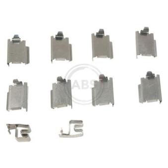 Kit d'accessoires, plaquette de frein à disque A.B.S. 1246Q pour TOYOTA CELICA 1.7 DTI 16V - 75cv