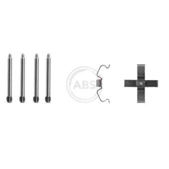 Kit d'accessoires, plaquette de frein à disque A.B.S. 1266Q pour OPEL VECTRA 2.2 i 16V - 147cv