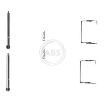 Kit d'accessoires, plaquette de frein à disque A.B.S. 1267Q pour RENAULT LAGUNA 1.9 DCI - 107cv