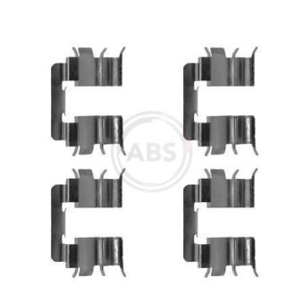 Kit d'accessoires, plaquette de frein à disque A.B.S. 1272Q pour NISSAN MICRA 1.4 i 16V - 82cv