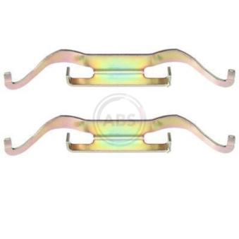 Kit d'accessoires, plaquette de frein à disque A.B.S. 1288Q pour CITROEN C4 Picasso 2.0 BlueHDi 150 - 150cv