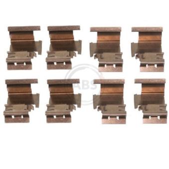 Kit d'accessoires, plaquette de frein à disque A.B.S. 1298Q pour RENAULT WIND 2.0 TDI - 110cv