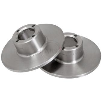 Jeu de 2 disques de frein avant A.B.S. 15630