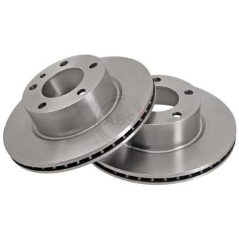 Jeu de 2 disques de frein avant A.B.S. 15735 pour LADA GRANTA 524 d - 86cv