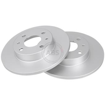 Jeu de 2 disques de frein arrière A.B.S. 15857 pour MERCEDES-BENZ CLA 1.6 16V - 90cv