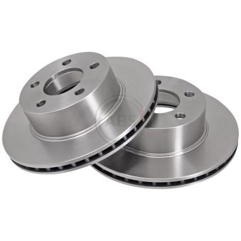 Jeu de 2 disques de frein avant A.B.S. 16048 pour MAZDA 323 2.5 - 110cv