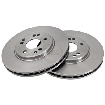 Jeu de 2 disques de frein avant A.B.S. 16107 pour OPEL SINTRA E Evolution II 2.5 - 235cv
