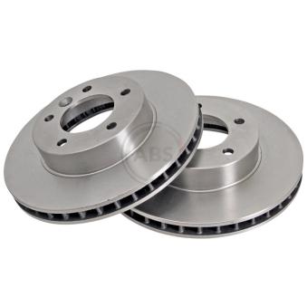 Jeu de 2 disques de frein avant A.B.S. OEM jlm1826