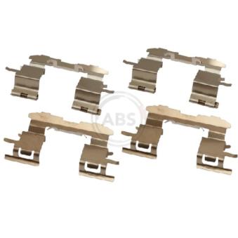 Kit d'accessoires, plaquette de frein à disque A.B.S. [1631Q]