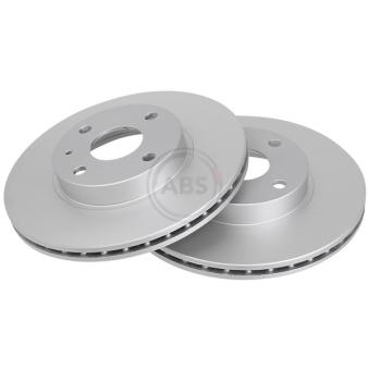 Jeu de 2 disques de frein avant A.B.S. [16458]