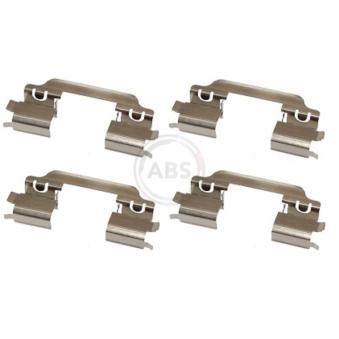 Kit d'accessoires, plaquette de frein à disque A.B.S. [1649Q]