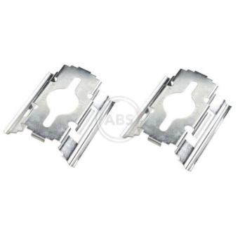 Kit d'accessoires, plaquette de frein à disque A.B.S. 1657Q pour MAYBACH 57 35S/E. 35C/E - 82cv