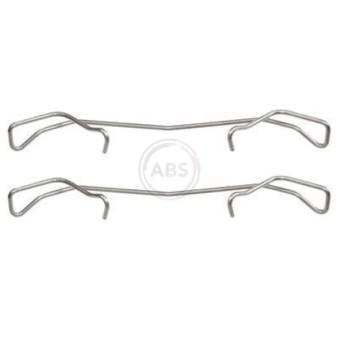 Kit d'accessoires, plaquette de frein à disque A.B.S. 1678Q