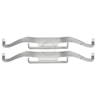 Kit d'accessoires, plaquette de frein à disque A.B.S. 1681Q pour NISSAN SUNNY 2.0 - 115cv