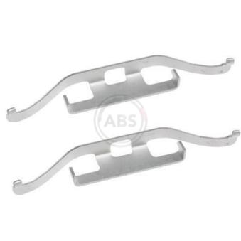 Kit d'accessoires, plaquette de frein à disque A.B.S. 1682Q pour NISSAN SUNNY 2.0 - 115cv