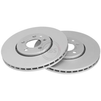 Jeu de 2 disques de frein avant A.B.S. 16882 pour TOYOTA CELICA 1,0 TSI - 110cv