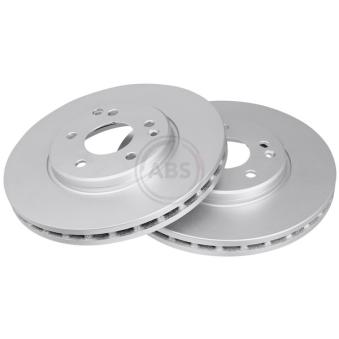Jeu de 2 disques de frein avant A.B.S. 17017 pour MERCEDES-BENZ CLASSE E E 50 AMG - 347cv