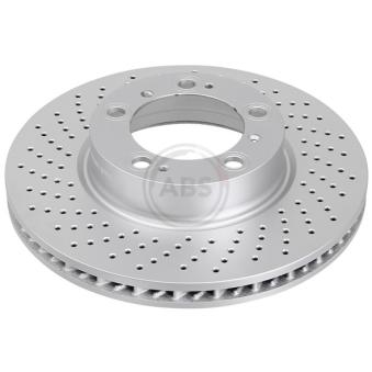 Disque avant gauche A.B.S. 17072 pour PEUGEOT BOXER 2.9 - 211cv