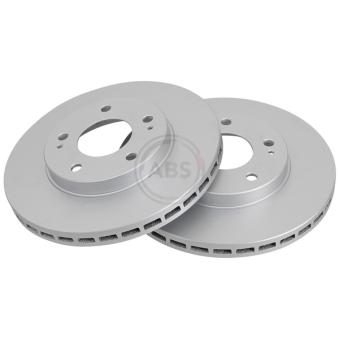 Jeu de 2 disques de frein avant A.B.S. 17131 pour BMW Série 7 1.8 4x4 - 116cv