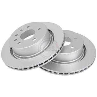 Jeu de 2 disques de frein arrière A.B.S. 17147 pour OPEL OMEGA 2.2 DTI 16V - 110cv